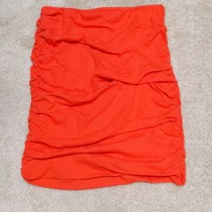 Hollister orange/red NWT skirt